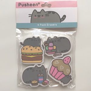 ❣️$5 with Purchase | Pusheen Pack of 4 Erasers